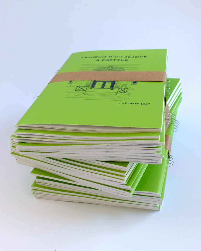 croquis d'un séjour à pasteur hôtel pasteur inès collet rennes