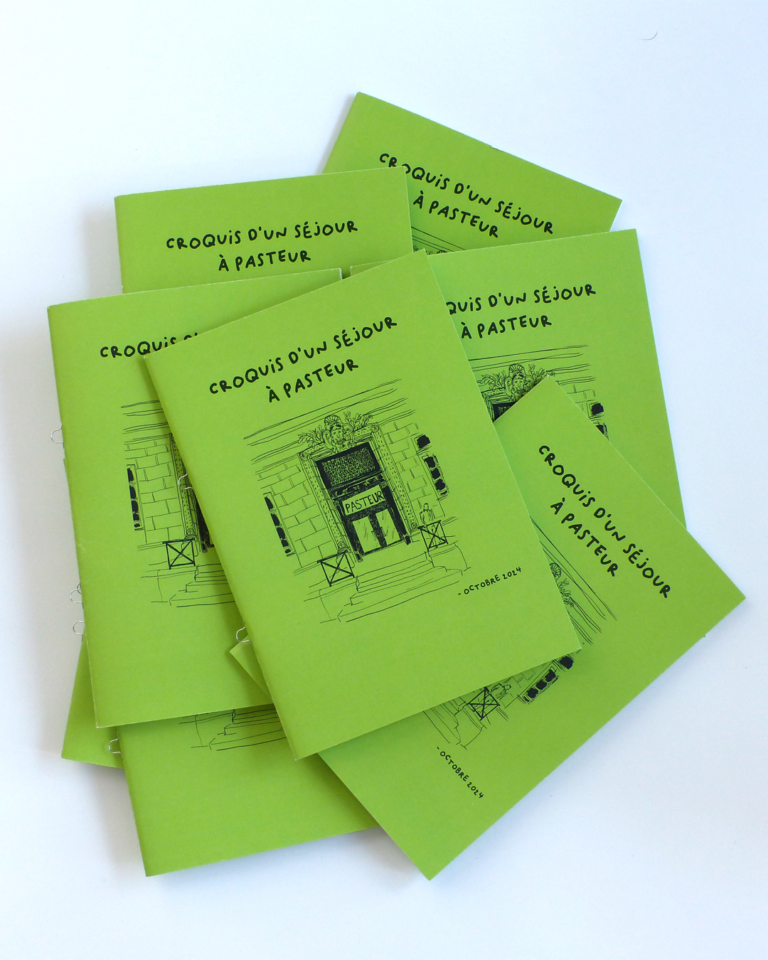 croquis d'un séjour à pasteur hôtel pasteur inès collet rennes