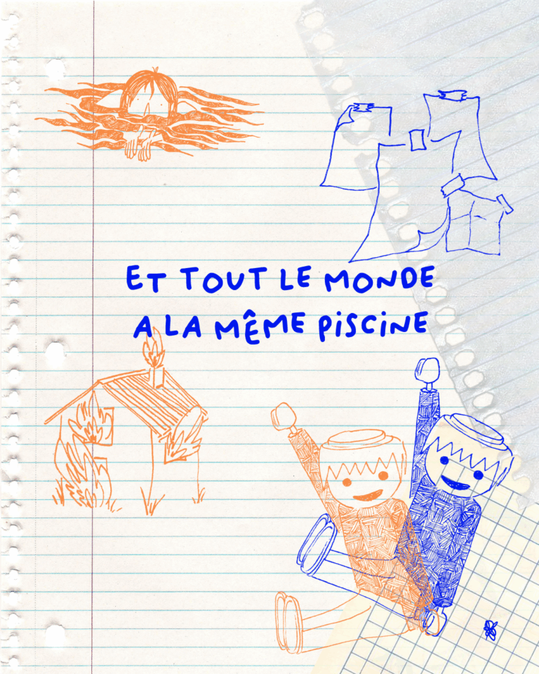 eau secours cie tournesol bleu inès collet illustration