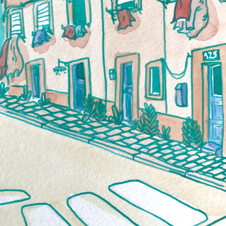 casas portuguesas inès collet illustration