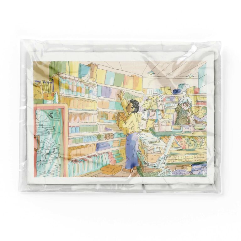 petits commerces portugais inès collet illustration