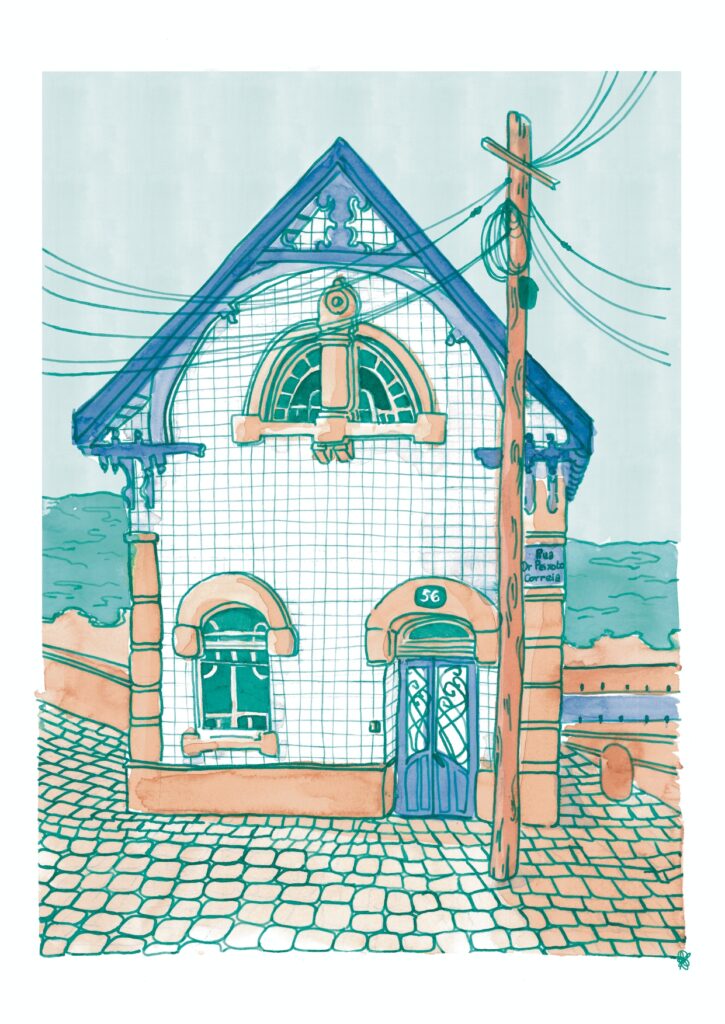 casas portuguesas inès collet illustration