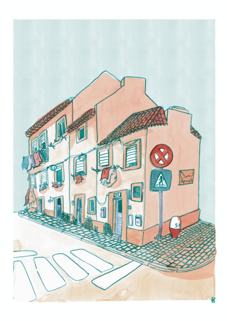 casas portuguesas inès collet illustration