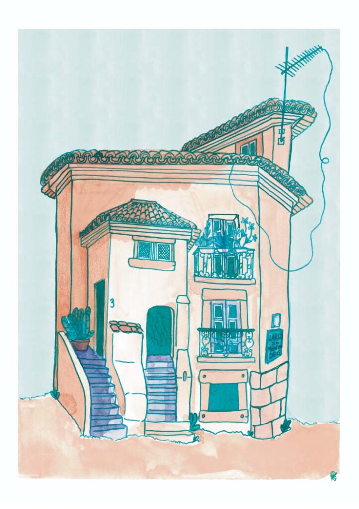 casas portuguesas inès collet illustration