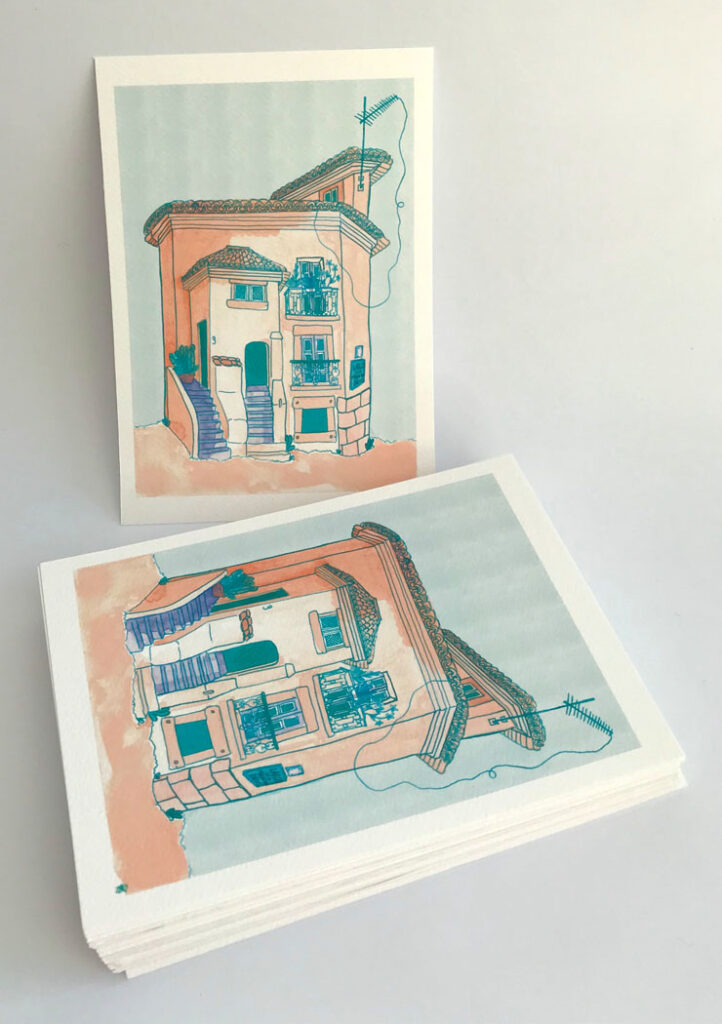 casas portuguesas inès collet illustration