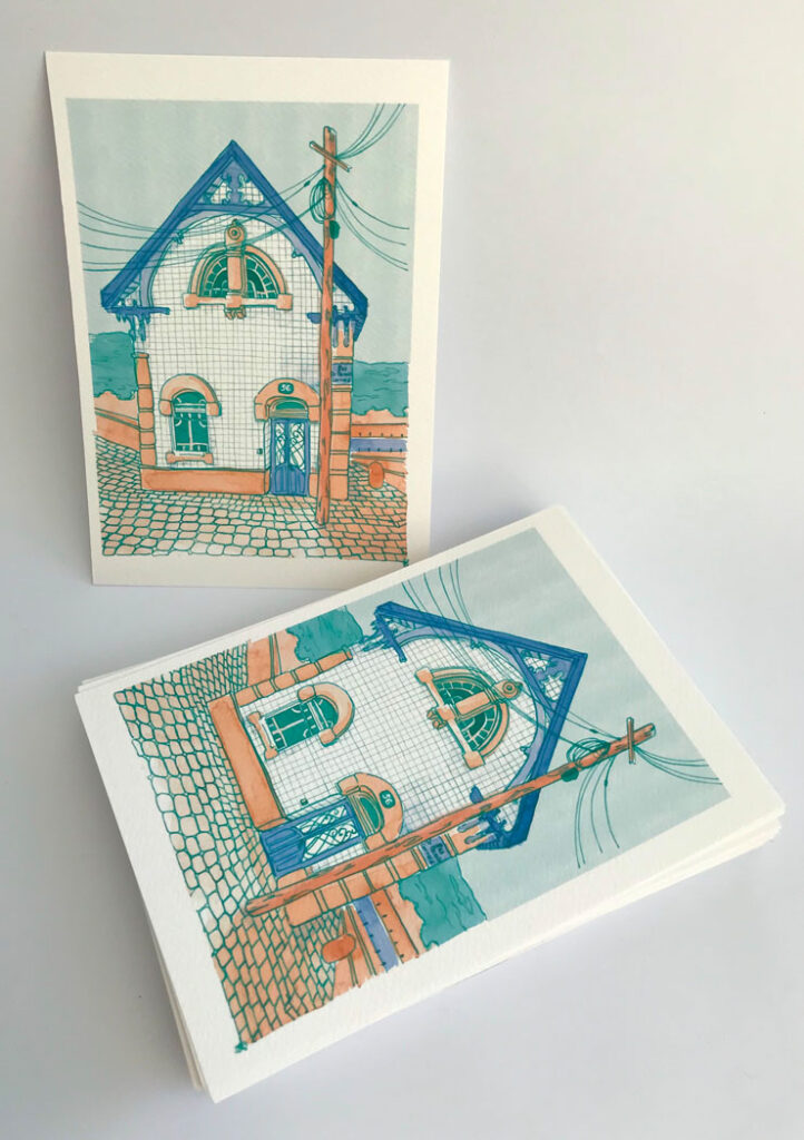 casas portuguesas inès collet illustration