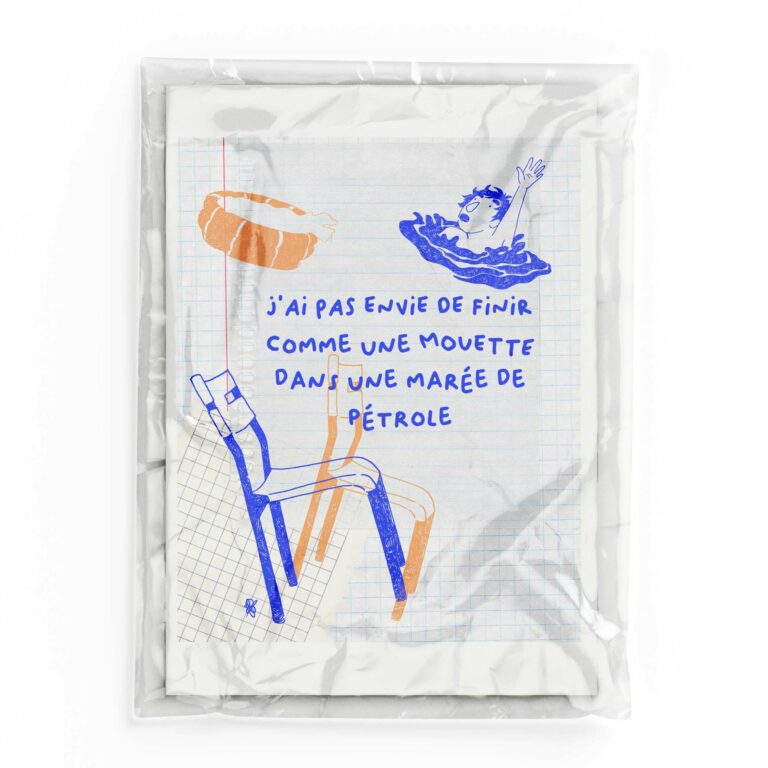 eau secours cie tournesol bleu inès collet illustration