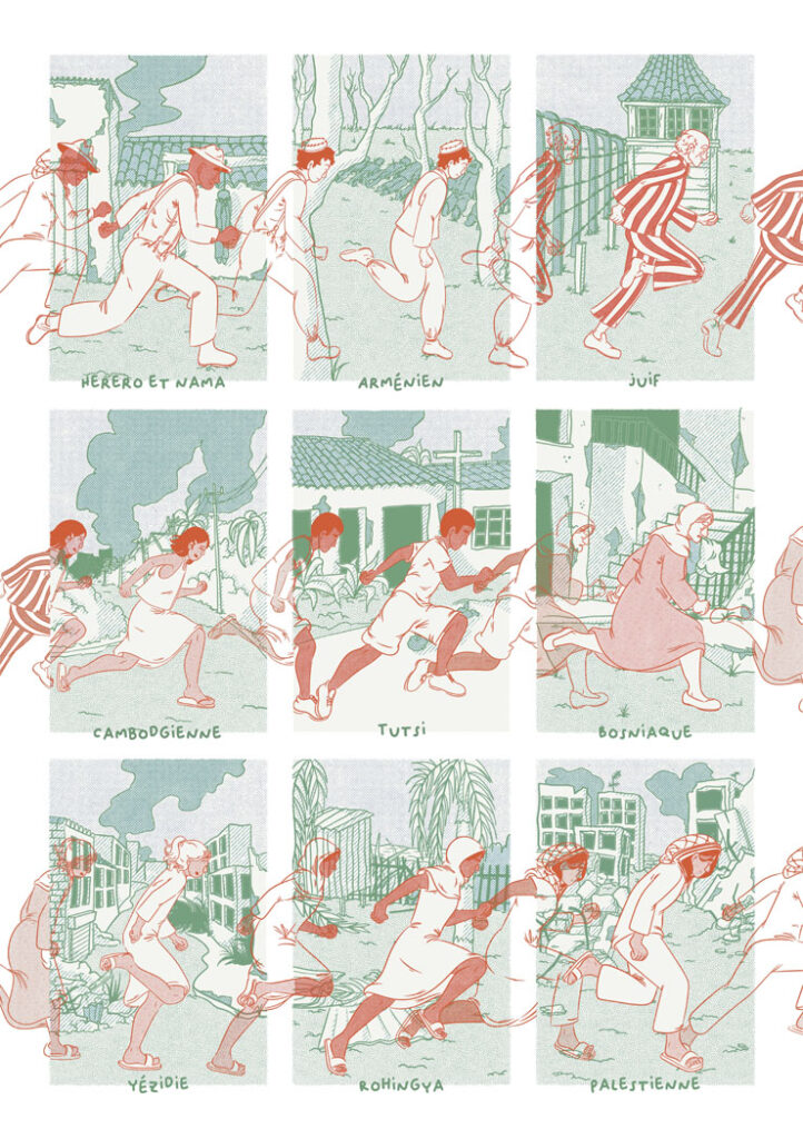 par delà les frontières inès collet illustration